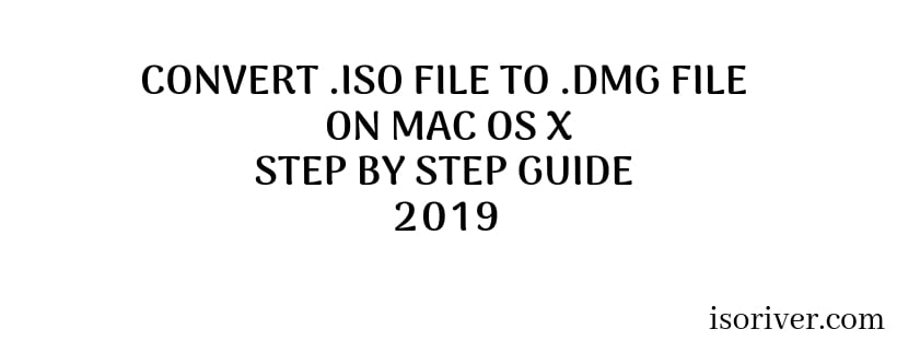 convert .iso to .dmg on mac