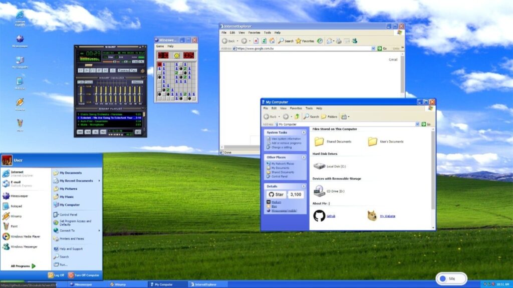 32 bit windows xp emulator