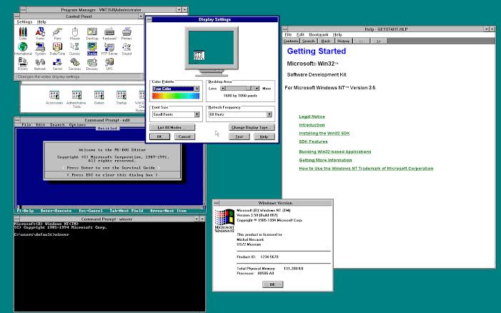 Where can you download  Windows NT 3.51 (1995) For Workstation And Server Free