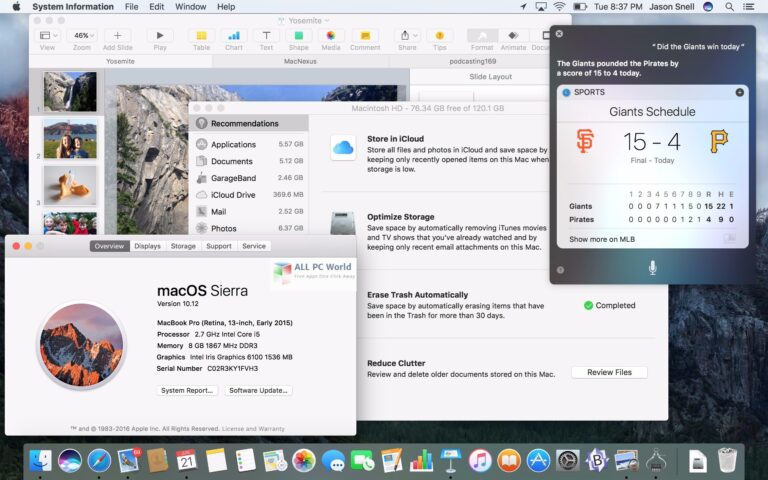 system requirements for mac sierra