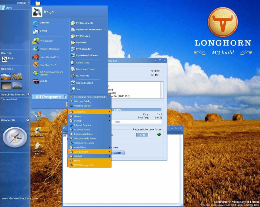 Where can you download Windows Longhorn ISO 32 Bit/ 64 Bit free