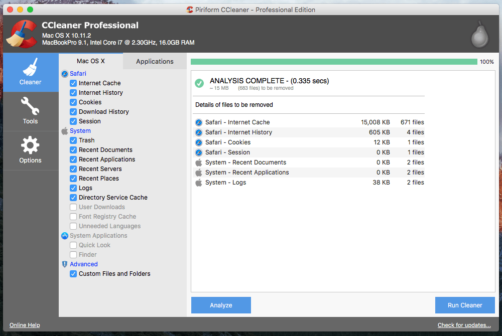Where can you download CCleaner Professional Full Version Free for Mac OS