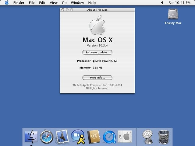 Where can you download Mac OS X 10.3 Panther