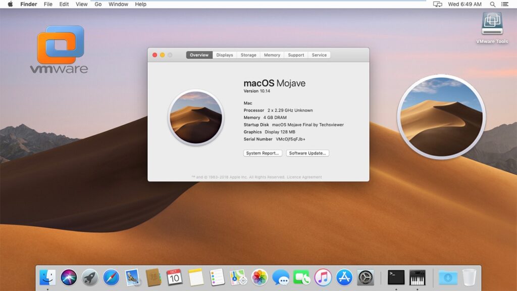 Where can you download macOS Mojave 10.14 Virtual Box and VMWare