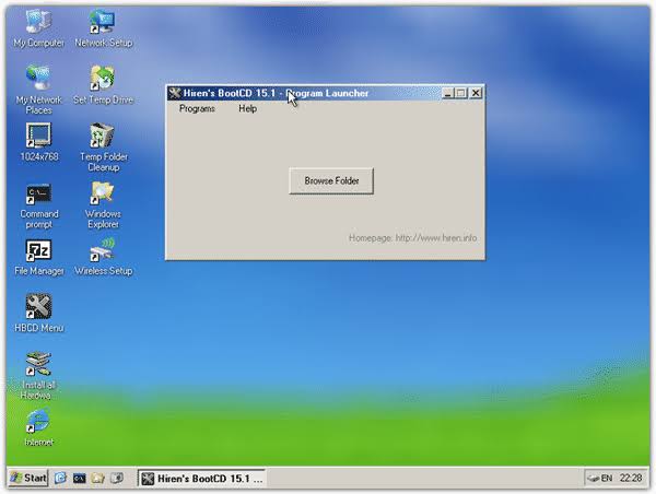 Download Hiren’s Boot CD PE ISO for free