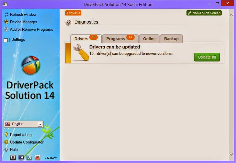 Driverpack Solution 14 download full version for free