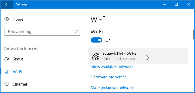 Set Up a Metered Connection in Windows 10