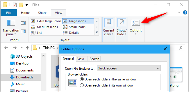 What is the path to the File Explorer in Windows 10