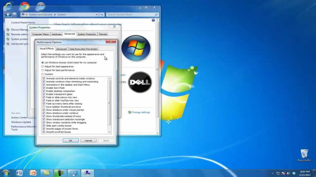 Speed up a Windows 7 PC