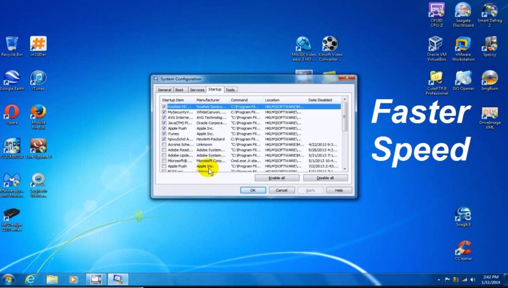 How to Speed Up Windows 7 on a Laptop