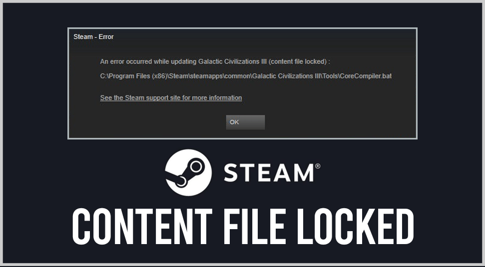 How To Fix Steam Content File Locked Error While Updating