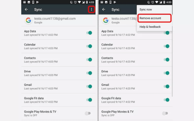 How to remove Google/Gmail Account From Your Android Phone