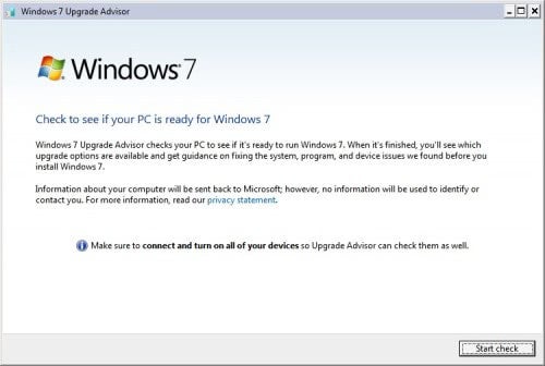 How to download Windows 7 Upgrade Advisor step by step process