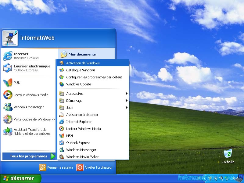 Step by step process to Activate Windows XP for free