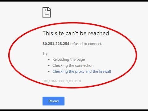 Fix "This Site Can't Be Reached" Chrome Error