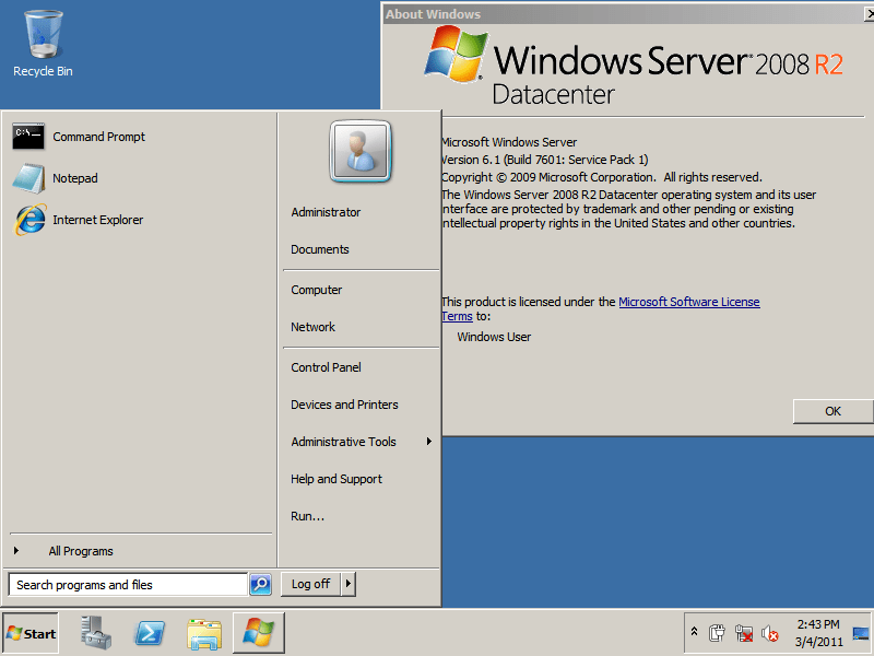 Where can you download Windows Server 2008 R2 for free