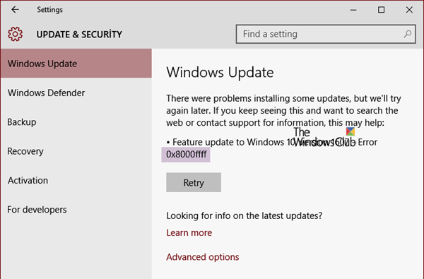 [FULL FIX] How To Fix Windows 10 Update Error 0X8000ffff?
