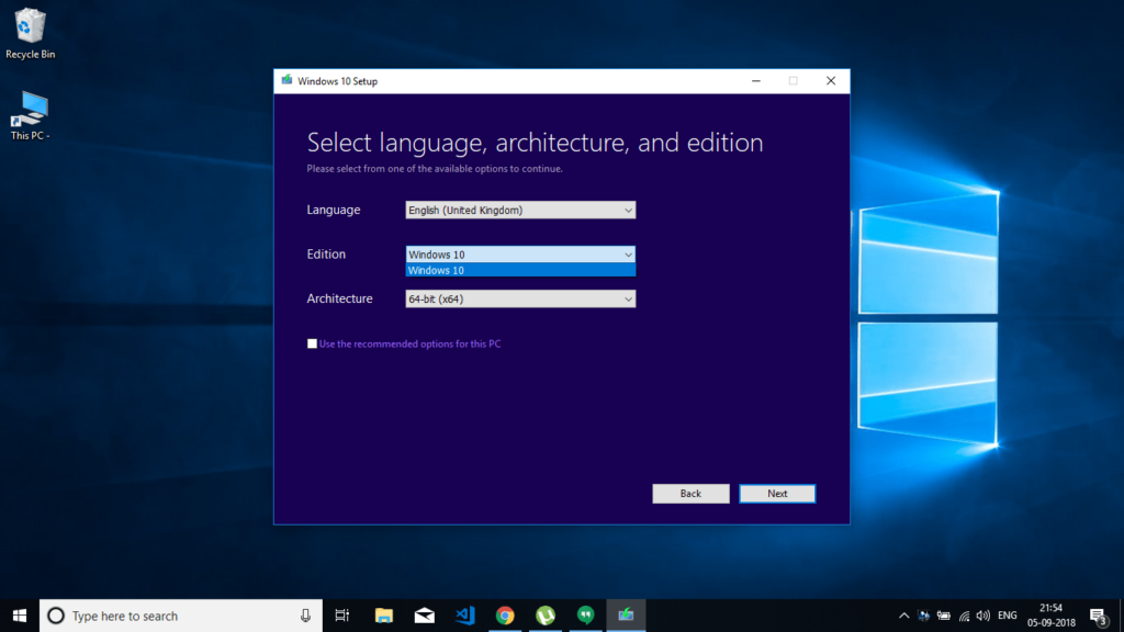 You can download Microsoft Windows 10 Professional ISO  for free