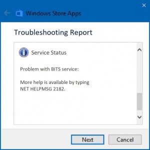 How to fix The NET HELPMSG 2182 Error