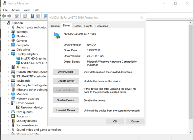 How to Rollback NVIDIA Drivers in Windows 10 - Step by Step Process ...
