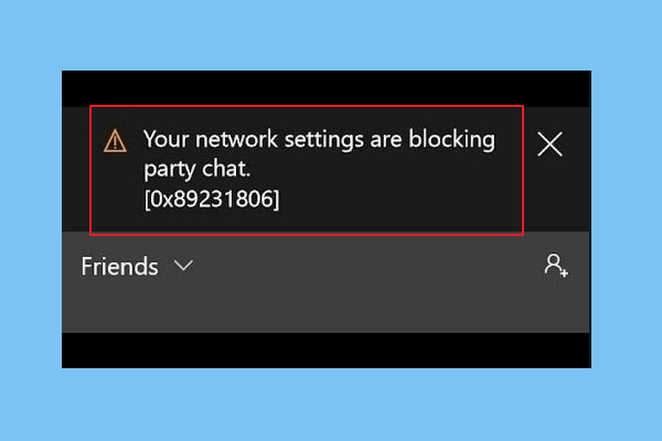 How to fix Xbox One Network Settings are Blocking Party Chat