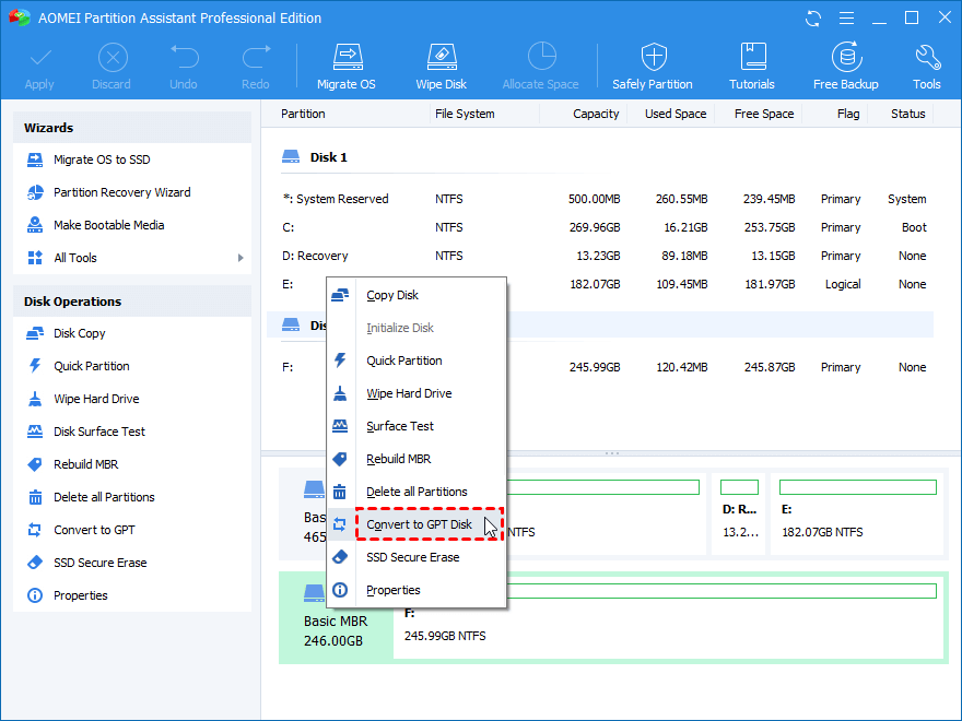 How to convert my drive to GPT without losing data