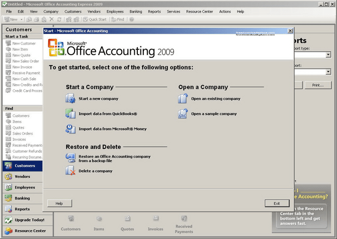 Download Microsoft Office Accounting Express US Edition 2009 for free