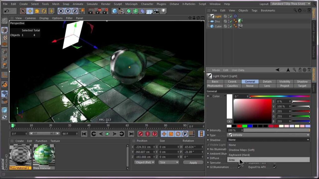 You can download Thea Render Cinema 4D for free