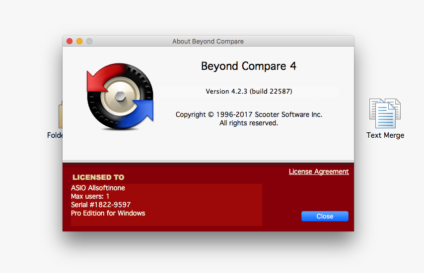 You can download Beyond Compare 4 for Mac