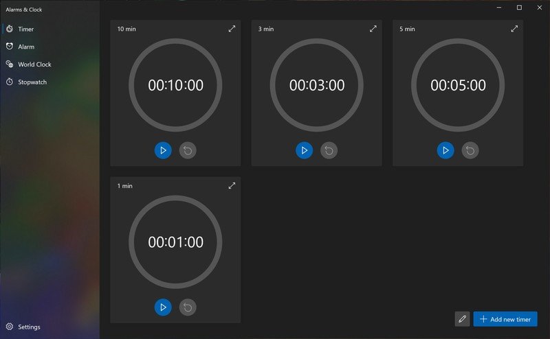Windows 10 Alarms & Clock app gets a major redesign for Insiders