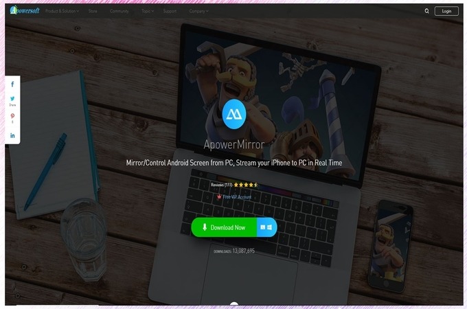 Where can you download ApowerMirror App for Windows 10