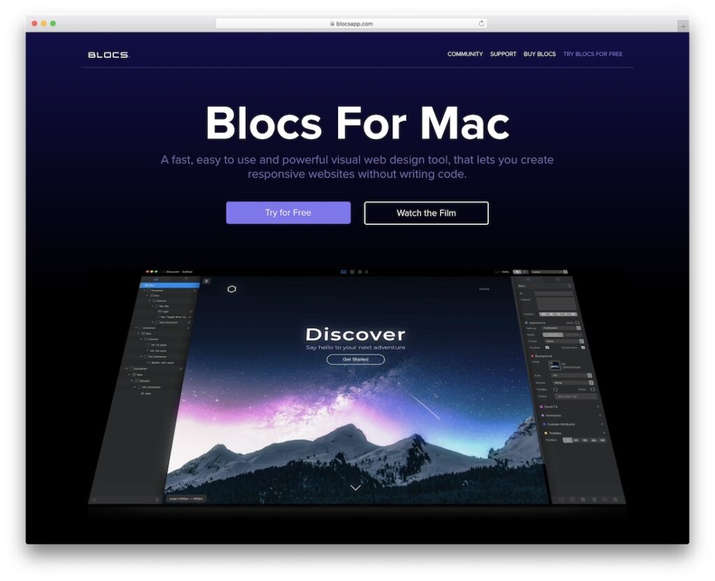 You can download Blocs 4 Free for Mac