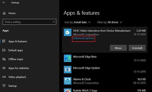 Download and Install Windows HEIF and HEVC codecs
