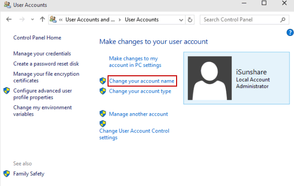 How to Change Your Account Name on Windows 10