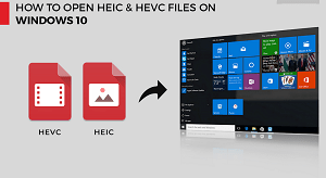 What are HEIF image extensions in Windows 10?