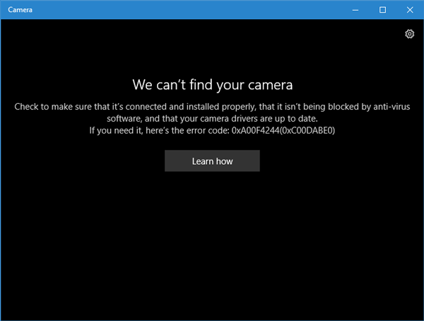 How to fix common camera problems on Windows 10