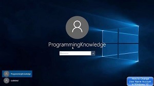 How can I change the local username on my Windows 10