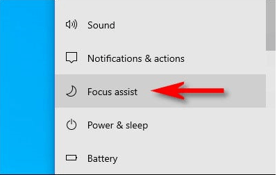 how can i disable the focus assist notification from cortana?