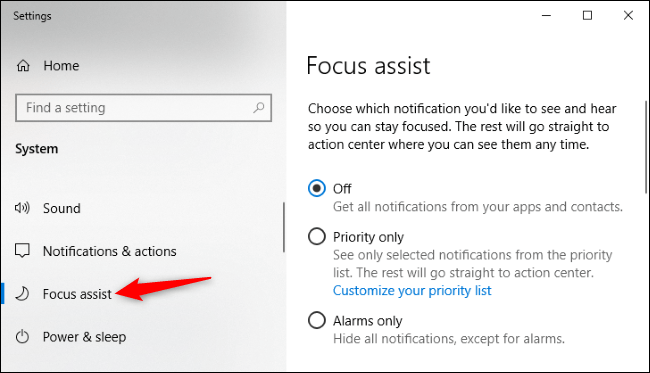 How to Disable Windows 10's Annoying Focus Assist 