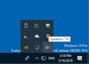 How to hide and show icons in my Windows notification area