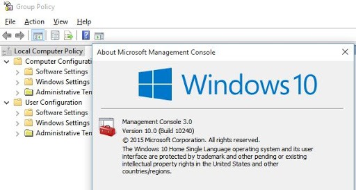 Enable Group Policy Editor (gpedit.msc) in Windows 10 Home Edition
