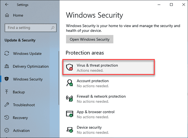 How to turn off cloud based protection in Windows Defender