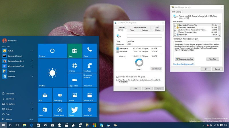 How to delete the Windows. old folder using Storage sense settings in windows 10