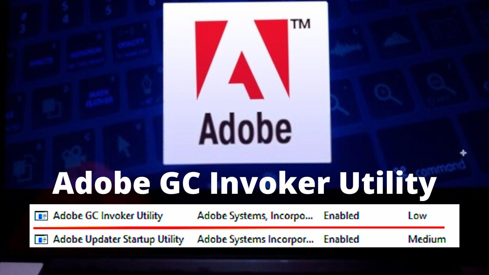 What is Adobe GC Invoker Utility and Should I Disable it ISORIVER
