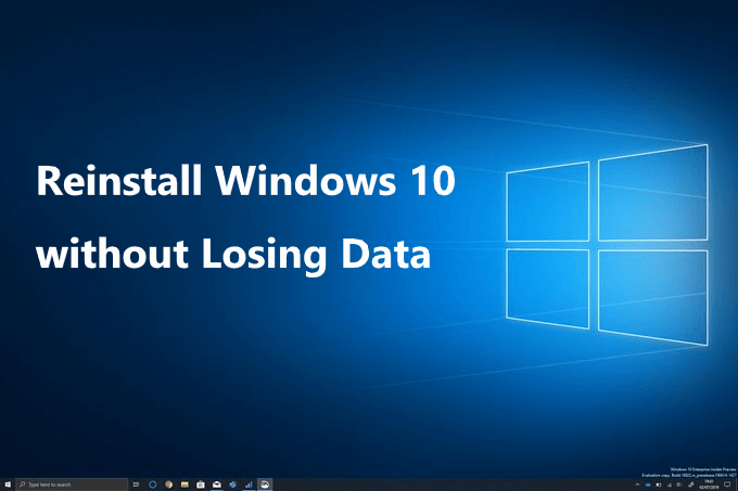 Clean Install Windows 10 without DVD or USB Flash Drive