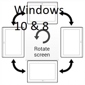 How to lock screen auto-rotate in Windows 8, 8.1, & 10